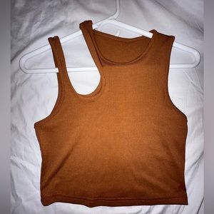 cropped off the shoulder top never worn got in shein tank pack!